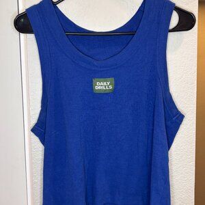 Blue Daily Drills Tank